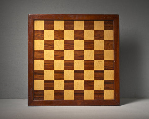 An English Rosewood Chess Board, circa 1890