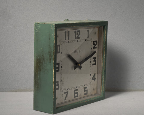 Art Deco French Factory Clock, circa 1930