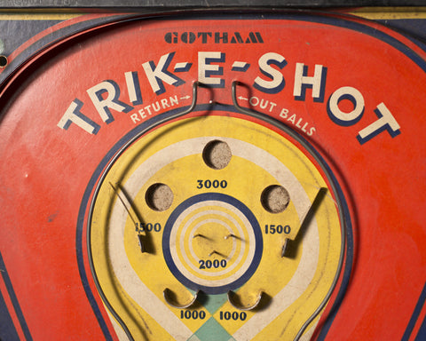 Art Deco Trik-E-Shot Pinball, 1936