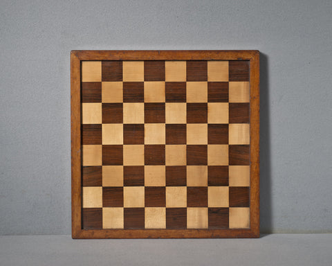 A Rosewood Chess Board, 19th century