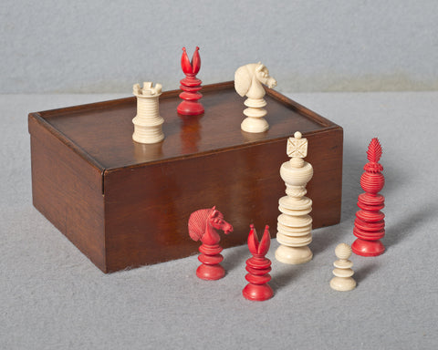 antique chess sets lund calvert