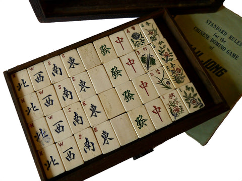 Chinese Export Mahjong Set, Shanghai, 1920s