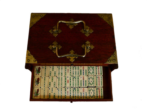 antique shanghai mahjong set