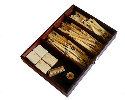 antique mahjongg mahjong set