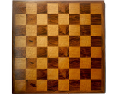Good Mid-Century Inlaid Chess Board
