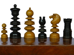 Antique English Chess Set, circa 1850
