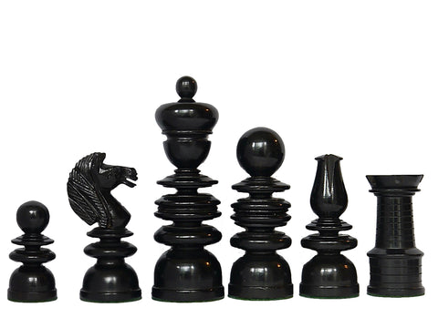 Antique “Old English” Chess Set
