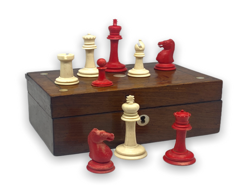 antique chess sets staunton games 