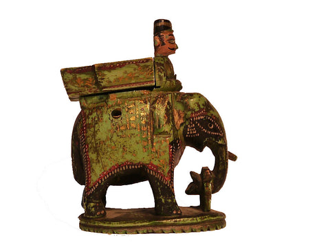 Antique Elephant Chessman