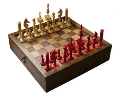 Biedermeier 'Selenus' Chess Set & Board