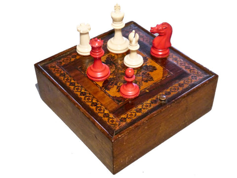 Whitty Staunton Chess Set, Late 19th century