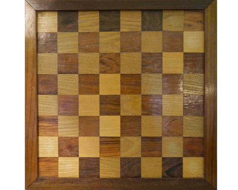 Specimen Wood Chess Board, circa 1900