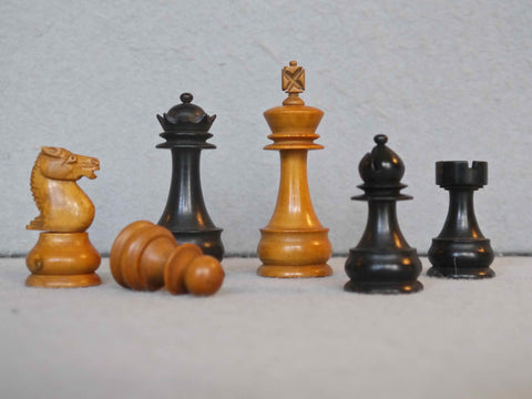 English “Staunton" Chess Set, 19th century