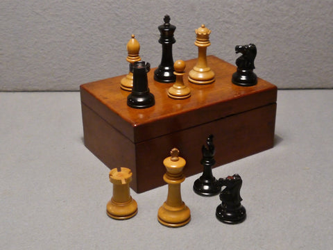 Staunton Pattern Chess Set, circa 1900