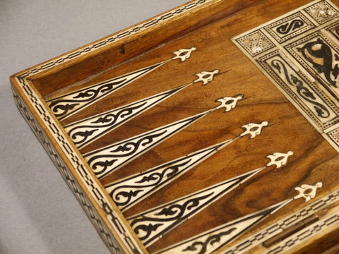 Antique Turkish Chess & Backgammon Board