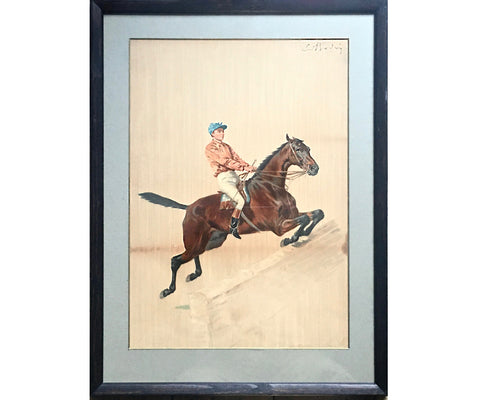 Four Racing Prints after Bodoy, circa 1880