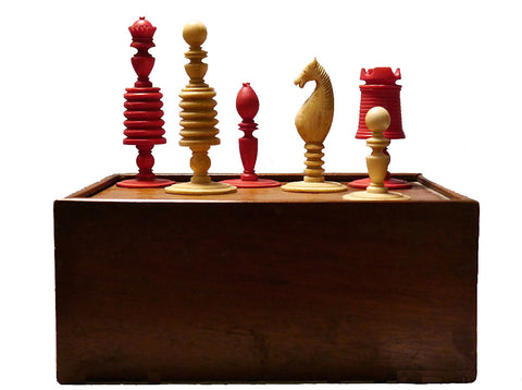 English “Washington” Chess Set, 18th Century